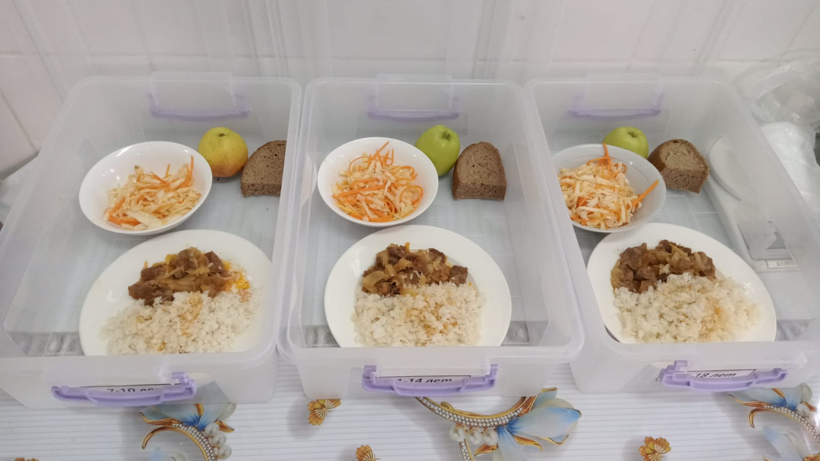 Мәзір/Меню 1 жұма/неделя 3 күн/день