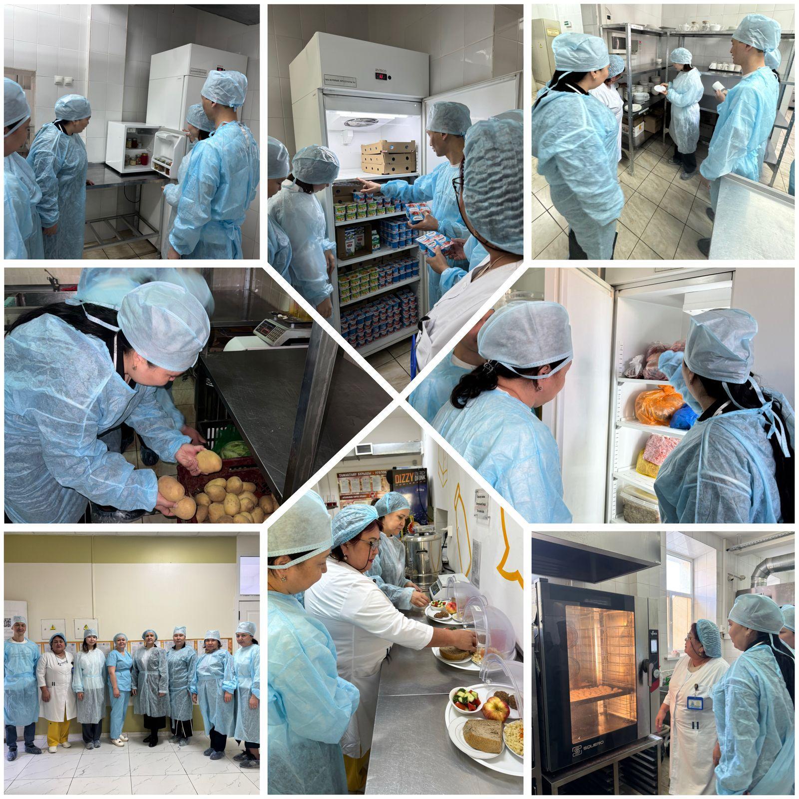 Ыстық тамақты ұйымдастыруды тексеру / Проверка организации горячего питания