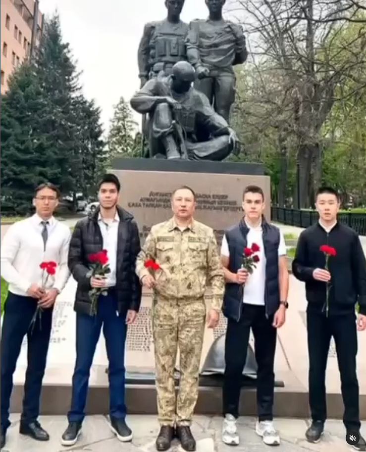 2025 - жылдың 21- сәуірінде №94 мектеп- гимназиясының АӘТД пәні мұғалімі Р.Т Бабакановтың жетекшілігімен мектеп оқушылары