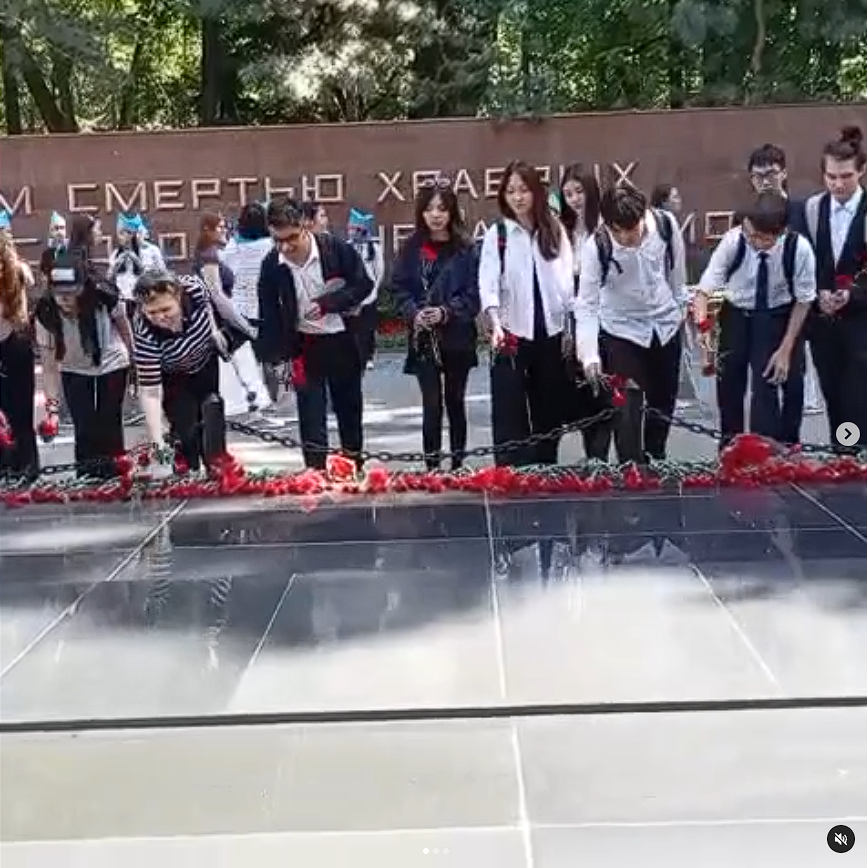 Бүгінгі күн  9 "В" сынып оқушылары үшін патриотизмнің маңызды сабағы болды.