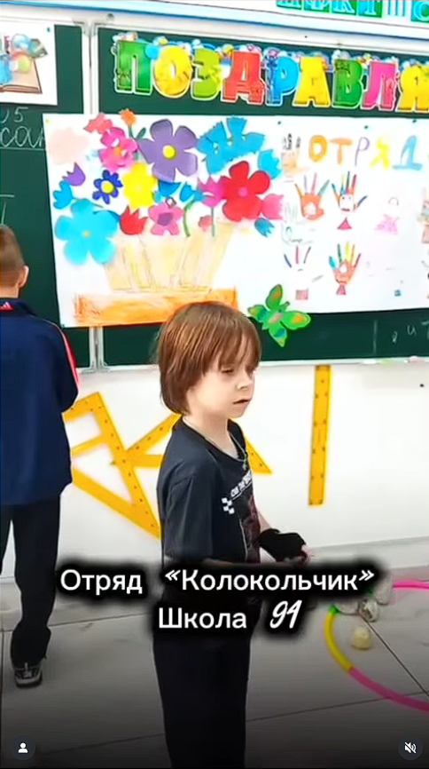 "Жұлдыз" мектеп жанындағы лагерь Қоңырау отряды.