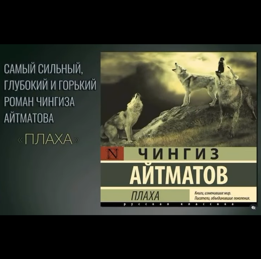 Шыңғыс Айтматовтың «Жан пида» («Плаха») шығармасы бойынша буктрейлерді 10 «А» сынып оқушысы Казанцев К. дайындады.