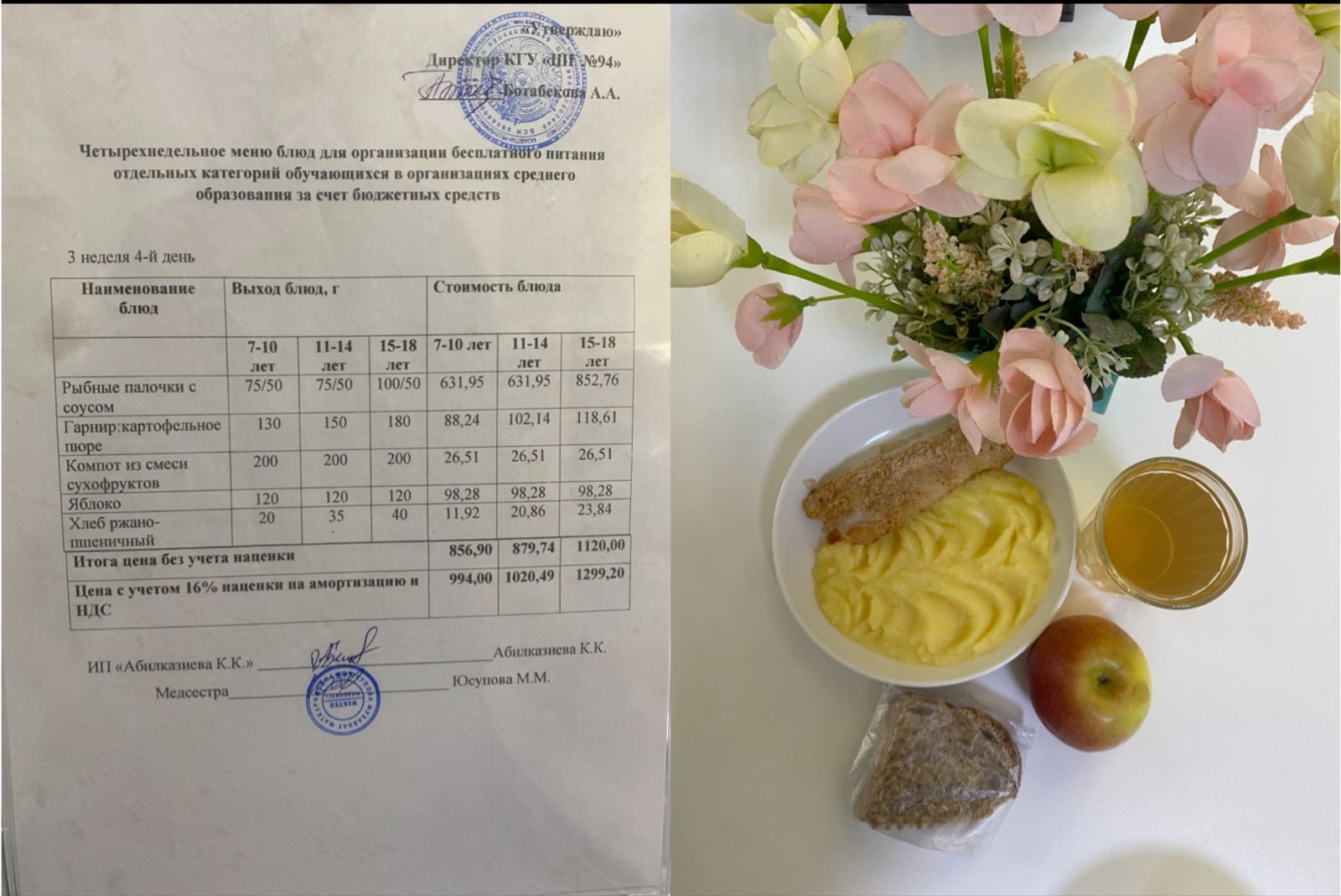 22.01.2026ж Ас мәзірі