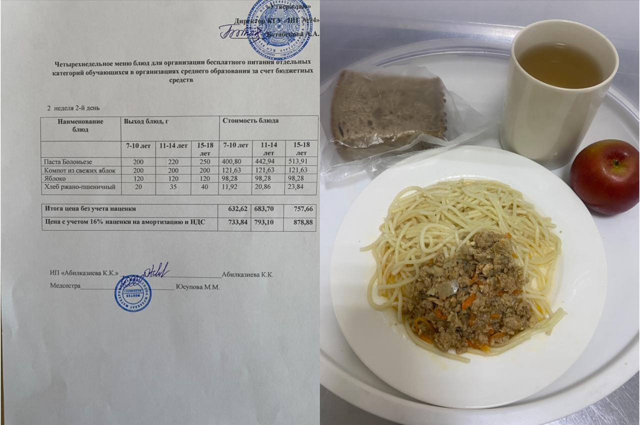 13.01.2026ж Ас мәзірі