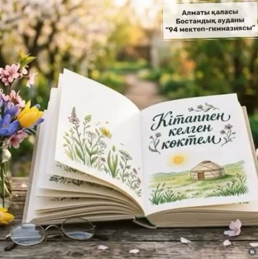 “Кітаппен келген көктем”- буктрейлер
