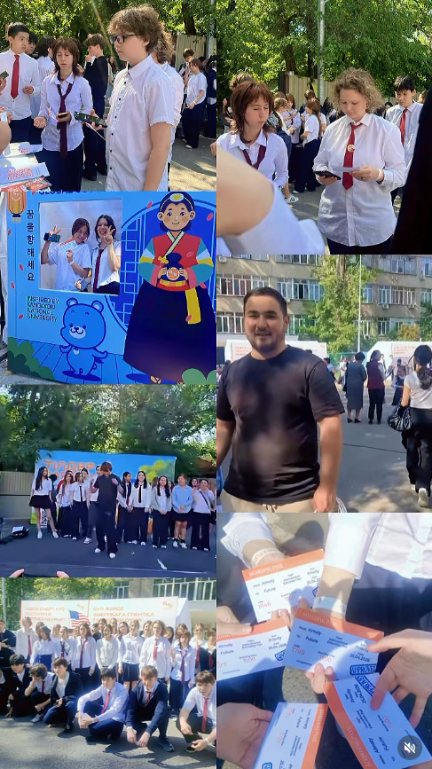 📚🌍 8 «Б» және «Г» сынып оқушылары Beta High School мектебінде өткен «Тілдер паркінің» ашылу салтанатына қатысып, ерекше әсер алып қайтты.